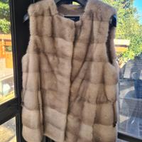 Gilet in pelliccia di visone di alta qualità