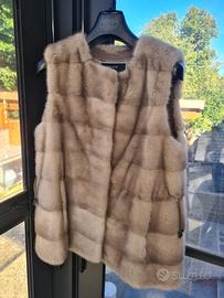 Gilet in pelliccia di visone di alta qualità