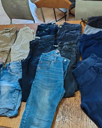 Jeans pantaloni e pantaloni felpa 8/14 anni