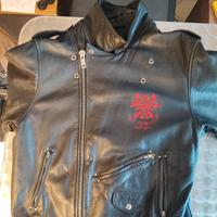 Giubbotto in pelle chiodo "rockstar