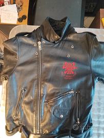 Giubbotto in pelle chiodo "rockstar