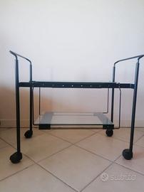 Carrello porta TV Zanotta “Teulada” di design