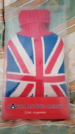 borsa dell'acqua calda 2l Union Jack Nuova  confez