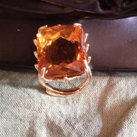 anello quarzo citrino