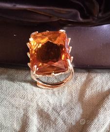 anello quarzo citrino
