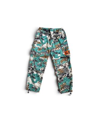 Pantaloni cargo Diesel Como Mimetici zip fluo
