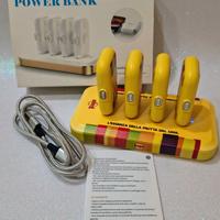 Power Bank Magnetici con base - 4 pezzi