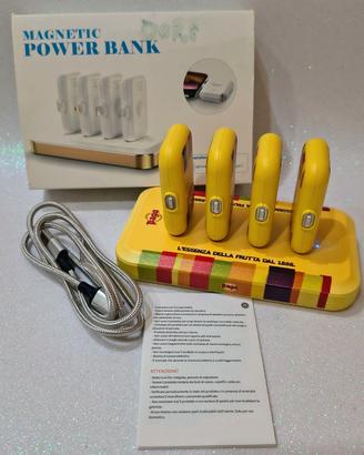 Power Bank Magnetici con base - 4 pezzi