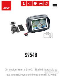 Givi S954b Porta Smartphone Navigatore