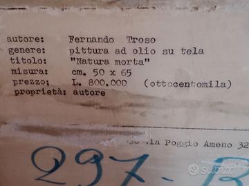 Quadro di Troso Fernando