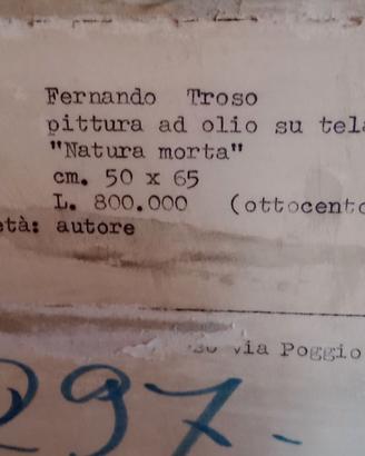 Quadro di Troso Fernando