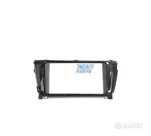 CORNICE NERA LUCIDA RADIO 2-DIN PER TOYOTA COROLLA