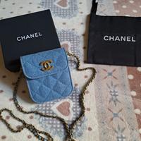 Borsetta a tracolla jeans Chanel