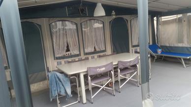 veranda con tendalino italtende per roulotte 