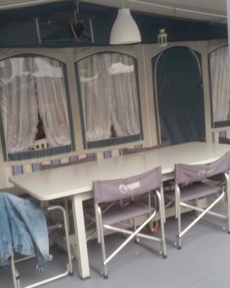 veranda con tendalino italtende per roulotte 