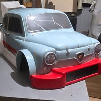 Fiat 600 Abarth in scala 1:5 (Big Scale)