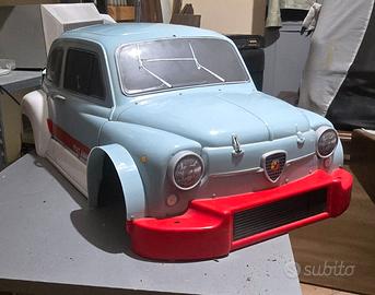 Fiat 600 Abarth in scala 1:5 (Big Scale)