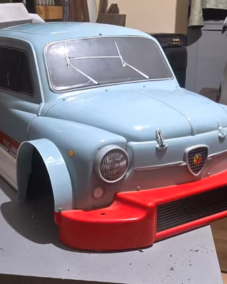 Fiat 600 Abarth in scala 1:5 (Big Scale)