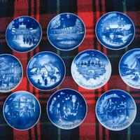 Piatti di Natale Bing & Grondahl anni '90 