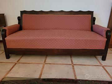 Divano letto Art Déco originale anni 1920–1930