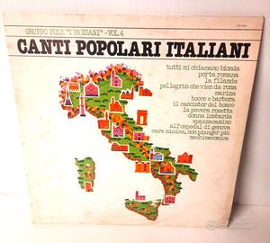 Canti Popolari Italiani ;I Paesani Vol4; Vinile;