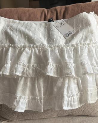 Minigonna a balze  H&M