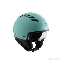 Casco tucano urbano demi -jet el' fresh tiffy blu