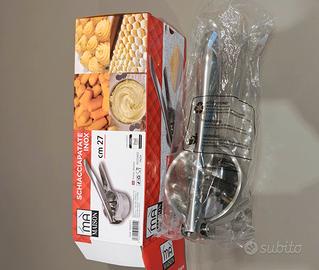 Schiacciapatate inox 27 cm nuovo