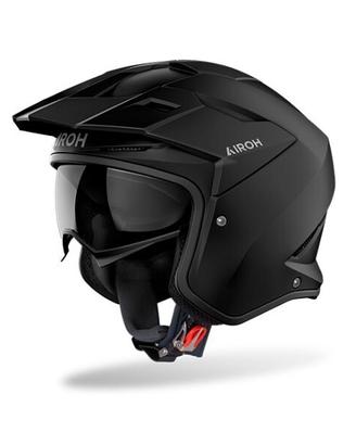 AIROH Casco Jet Kombakt - Color - Black