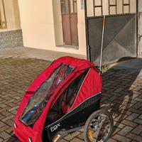 Carrello porta bambini per bicicletta