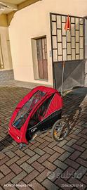 Carrello porta bambini per bicicletta