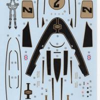 Lotus 72 decal Ebro originali scala 1/20