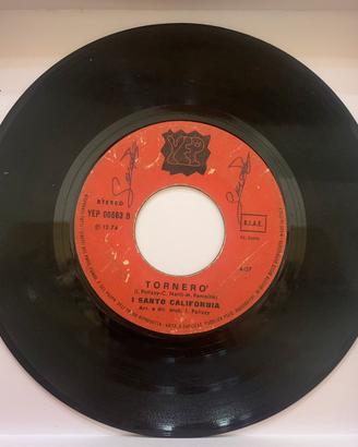 Disco 45 Giri - I Santo California Autografato