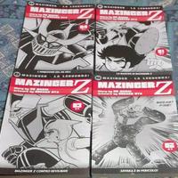 Lotto 4 Fumetti manga robot Mazinger Z la leggenda