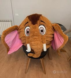 Elefante gonfiabile gigante con maniglia - palla 