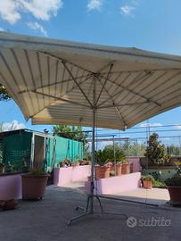 Ombrellone da mercato, tela e telaio perfetti.3x4.