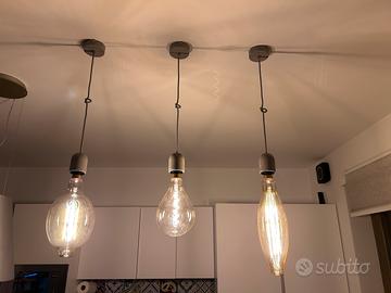 3 lampade da soffitto