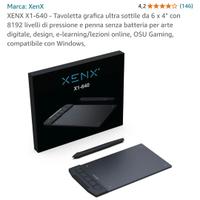 Tavoletta grafica 4x6 pollici Xenix