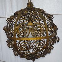 Lampada a sospensione anni 60 attr Salvino Marsura