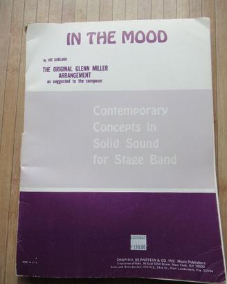Spartito musicale Glenn Miller In The Mood Orchest