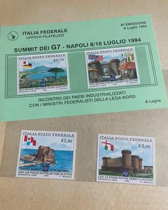 Italia Federale francobolli