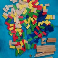 Domino di legno cascata 253 pz