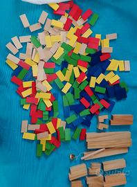 Domino di legno cascata 253 pz