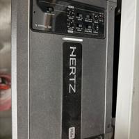 Amplificatore con subwoofer hertz