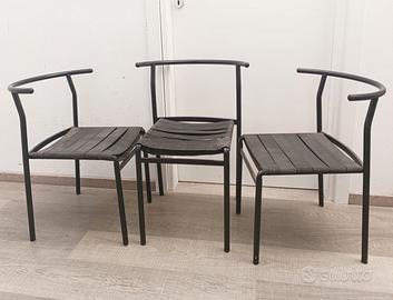 PHILIPPE STARCK - 3 sedie "Cafè Chair" x BALERI