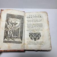 Libro Antico 1747 Reggia Oratoria Giovanni Margini