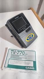 Casio TV-770 N/I - TV Portatile Vintage LCD