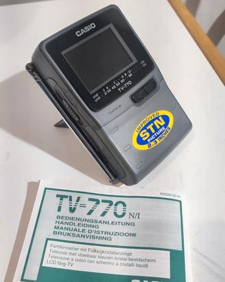 Casio TV-770 N/I - TV Portatile Vintage LCD
