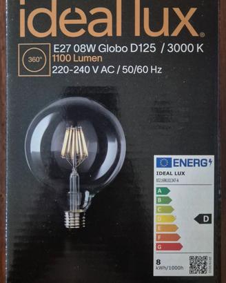 Ideal Lux E27 Globo 8W 1100 lm D125/3000K