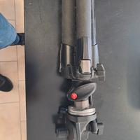 Cavalletto Manfrotto.